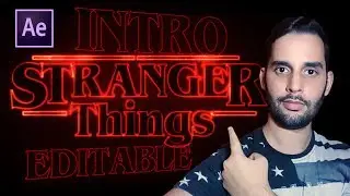 STRANGER THINGS INTRO AFTER EFFECTS