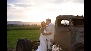 Zach and Katie's wedding day