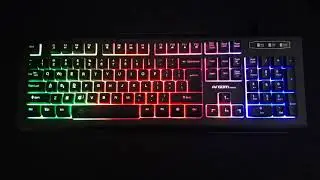Argom Tech Gaming Keyboard Combat light modes