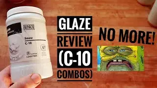 Glaze👏 review 👏. Amaco C-10 snow combos