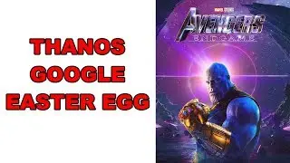 Thanos Google Easter Egg with Avengers EndGame   Google Magic Trick