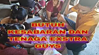 Proses membuat kue langka