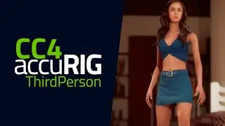 AccuRIG & Character Creator 4 - THIRDPerson  in UnrealEngine 5.1