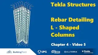 Tekla Structures - Chapter 4, Video 5 - L-Shaped Columns