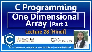 one dimensional array in c programming in Hindi | array in c in Hindi | 1 dimensional array