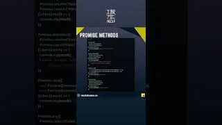 Javascript, Promise Methods #javascript