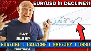 EUR/USD in DECLINE?! Discussing GBP/JPY, US30 & More! (Forex Forecast)