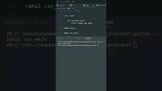 What is "self" in python?#python #coding #programming