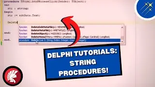 Delphi Coding Tutorials: String Procedures! | Beginner's Guide To Coding