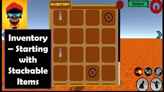 Unity Game - Inventory - Starting with Stackable Items