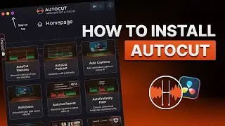 How to install AutoCut Plugin in DaVinci Resolve ?