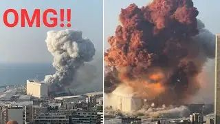 Lebanon explosion an eye witness video !!