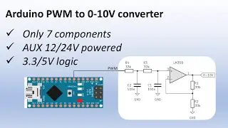 Arduino PWM to 0-10V converter