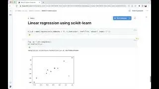 Linear regression using scikit-learn