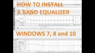 DrWho - How to install a free 31-band equalizer (EQ) for Windows 7, 8, 10 - VERY EASY!