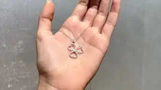 תליון יהלומים לבבות אופנתי יוקרתי