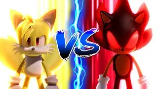 Super Tails V.S. Dark Sonic.EXE (Season 2 Episode 4) [Animation] ソニック v. ソニック