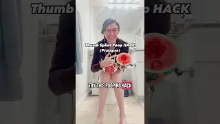 How to Use Your Thumb to Poop HACK! 