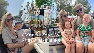 FAMILIE WEEKEND ❤️ & middagje VAREN ⛵ | Weekvlog 187 | Carlijn Bras