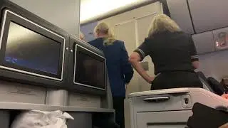 Man trapped in airplane bathroom