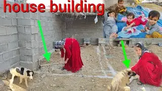 Life in village: a strong start: building a cozy cabin before winter