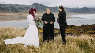 Tears Streaming down Bride's Face! "Our Time is Limited" - An Icelandic Elopement