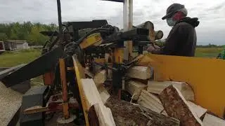 Cord King 1820 firewood processor Demo.