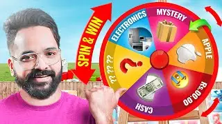 Largest Spin The MYSTERY WHEEL Challenge 😱