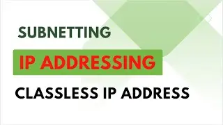 IP Addressing Part (B) | How to Find First IP Address | Subnetting