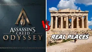 ASSASSIN'S CREED ODYSSEY VS REAL PLACES