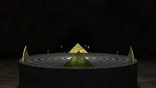 The temporal image of the solar system (3D animation)