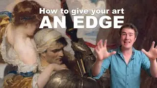 How to give your art an EDGE - Exploring edges in painting