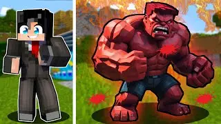 HOW I Became RED HULK in Minecraft!