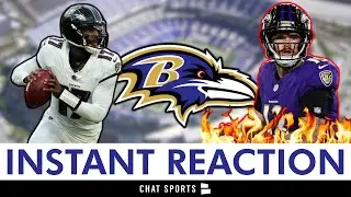 INSTANT REACTION! Ravens vs. Falcons NFL Preseason: Josh Johnson NEEDS To Be QB2 Over Devin Leary