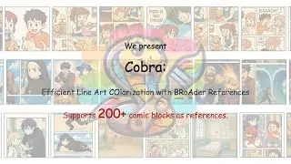 Cobra: Efficient Line Art COlorization with BRoAder References (SIGGRAPH 2025)