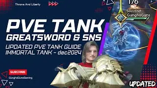 Throne and Liberty: Updated Greatsword & SNS Tank Build for PVE Dungeons!  IMMORTAL BUILD!