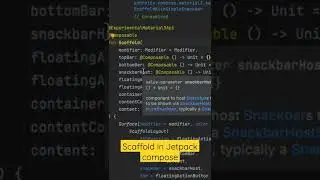 Scaffold in jetpack compose|Android in Tamil | Compose in Tamil| 
