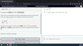 03 Day3 Jan6 Storing Values With The Assignment Operator