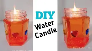Water Candle Idea 2024 / diwali decoration ideas / floating candles / Water Candle making at home