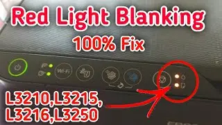 Epson L3210, L3215, L3216, L3250,L3251 red light blink Solutions // Service Required Solutions