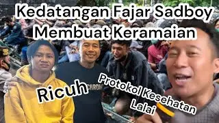 RICUH KEDATANGAN FAJAR SADBOY & DENNY CAGUR KE GORONTALO