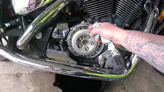 Replacing the clutch on a '98 Honda Shadow (VT1100T)