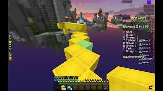 playing bedwars and skywars