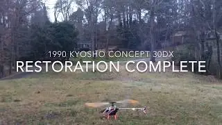 Kyosho Concept 30DX Flys Again!