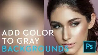 Photoshop - Add Color to Your Gray Background