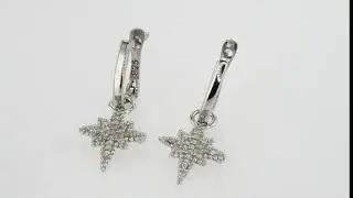 A0148 עגילי כסף לאישה