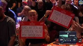 Luke Littler vs Michael van Gerwen European Tour 12 - Semi-finals