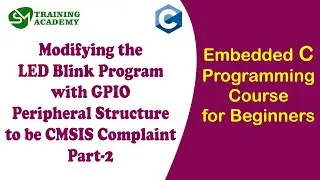 Modifying led blink program as per CMSIS Standard part 2