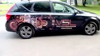 Стильная реклама на авто и оригинальное брендирование.