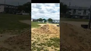 Nitro Truck Jumps Baseball Field👍🏻 Traxxas Stunt Best Clip